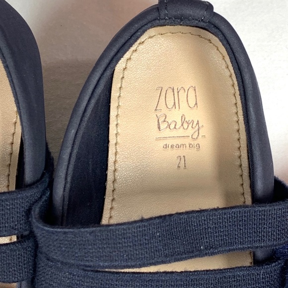 Navy Blue Zara toddler shoes - Picture 3 of 7